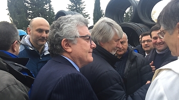 Inaugurazione stabilimento Italcables di Caivano