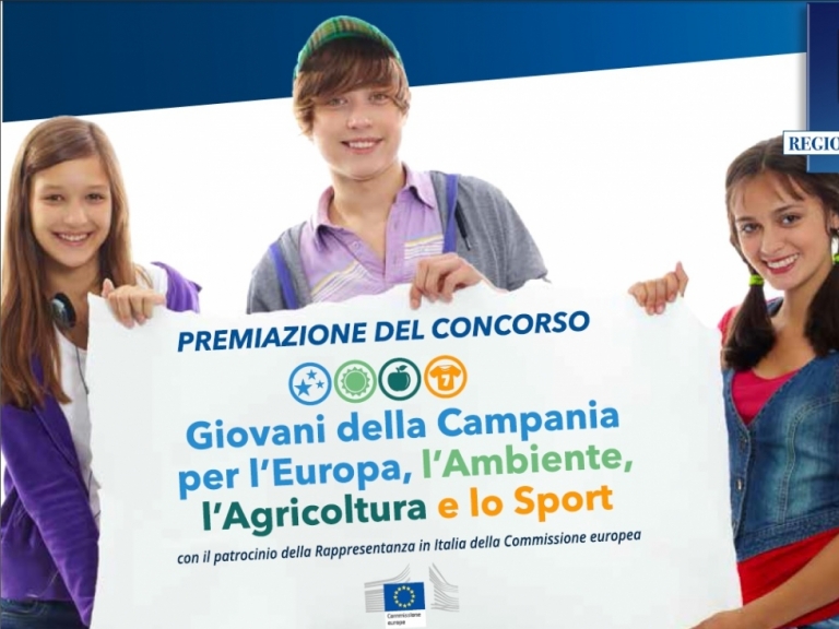 Concorso “Giovani della Campania per l’Europa, l’agricoltura, l’ambiente e lo sport”