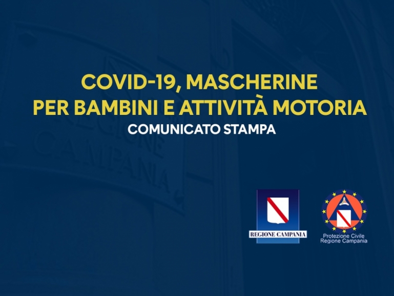 COVID-19, MASCHERINE PER BAMBINI E ATTIVITÀ MOTORIA