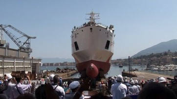 Fincantieri, Patrol Boat "Diciotti" of Italian Coast Guard Launched