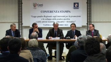 Caldoro alla presentazione della Legge sullo sport