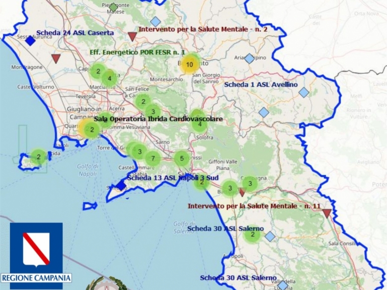 Investimenti sanitari in Campania