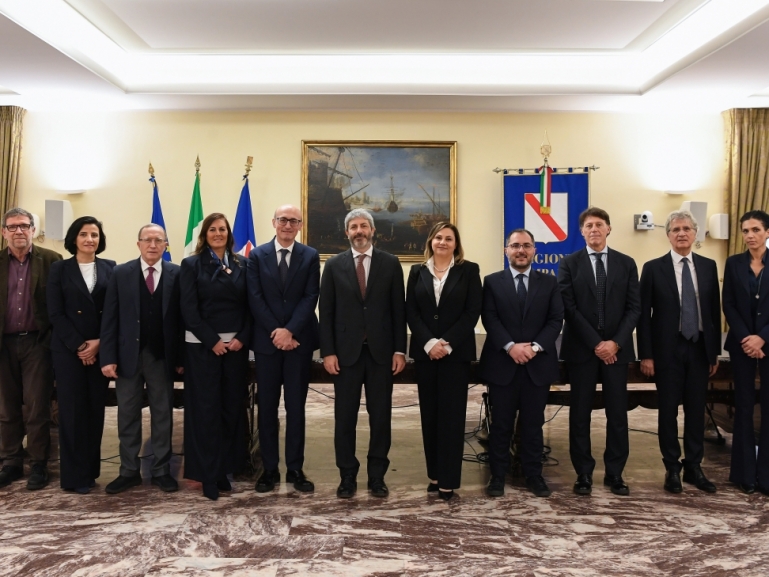 Il presidente della Regione ha incontrato a Palazzo Santa Lucia i componenti della Giunta