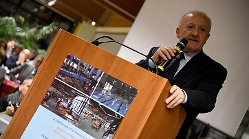 Il Presidente De Luca in visita all'ADISU di Salerno