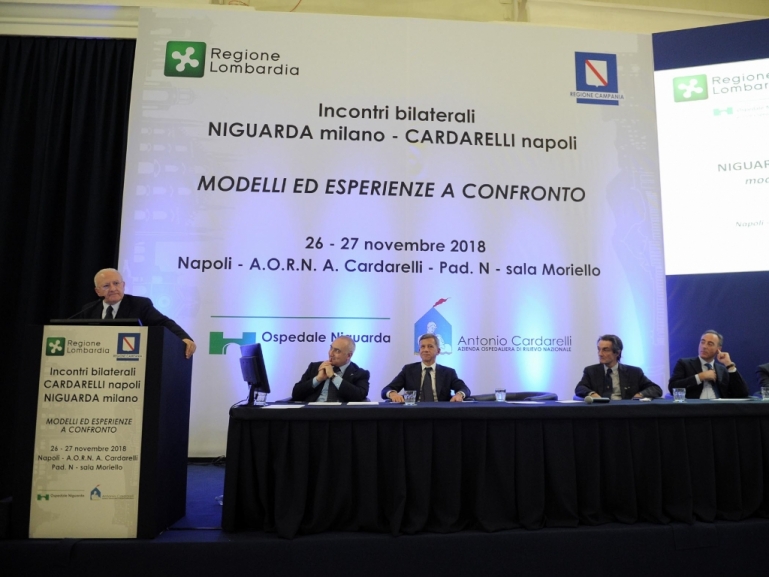 Cardarelli-Niguarda: modelli ed esperienze a confronto. De Luca-Fontana: la sanità cresce con lo scambio di buone pratiche