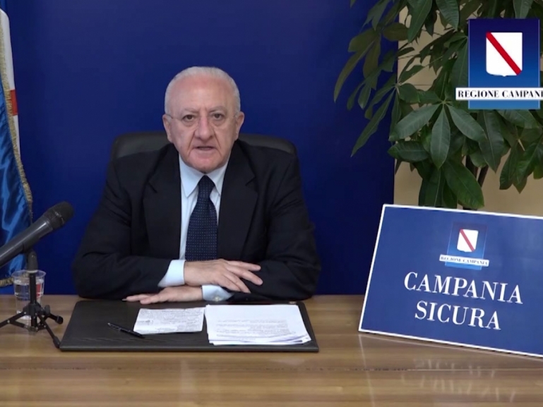 COVID-19, IL PRESIDENTE DE LUCA FA IL PUNTO DELLA SITUAZIONE