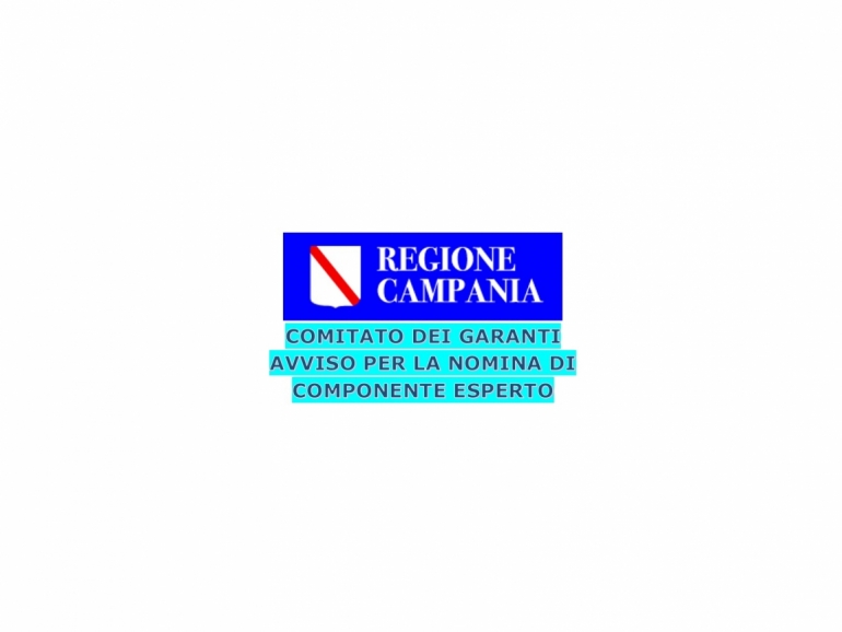 Avvisi pubblici per nomine in seno al Comitato dei Garanti