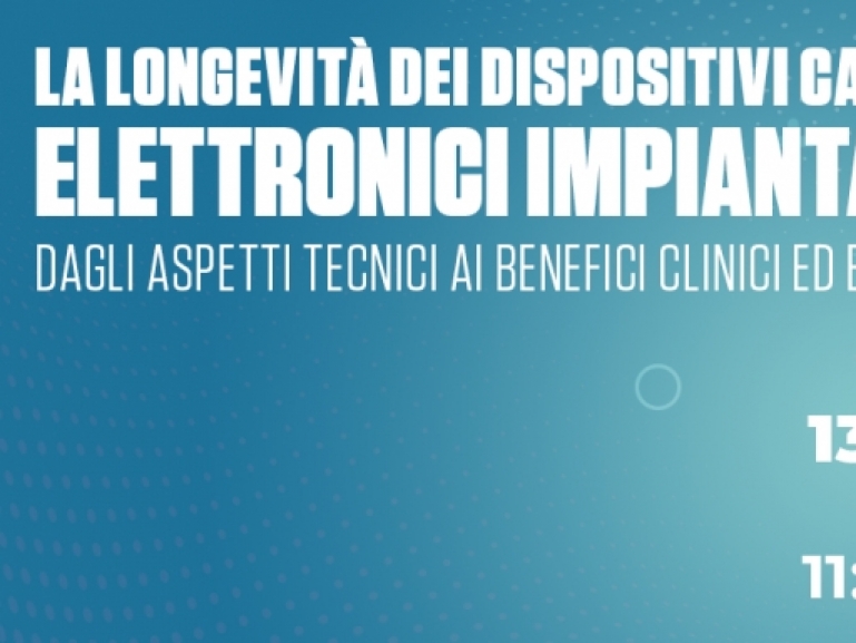 Motore Sanità: "La longevità dei dispositivi cardiaci elettronici impiantabili. Dagli aspetti tecnici ai benefici clinici ed economici"