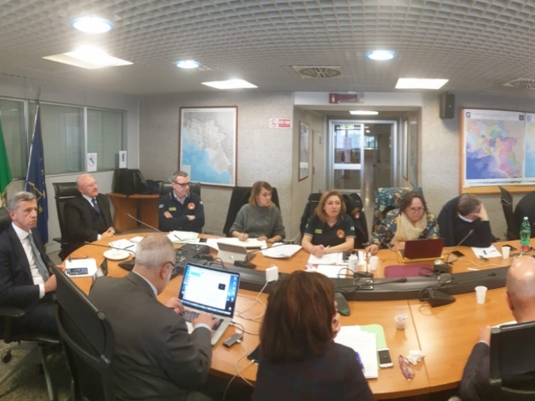 CORONAVIRUS, RIUNIONE DELLA TASK FORCE: GLI ULTIMI AGGIORNAMENTI