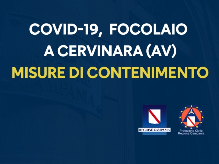 FOCOLAIO COVID, CERVINARA SULL'ORLO DELLA ZONA ROSSA. DE LUCA: "MISURE TEMPESTIVE MA PREVALGA LA RESPONSABILITA'"