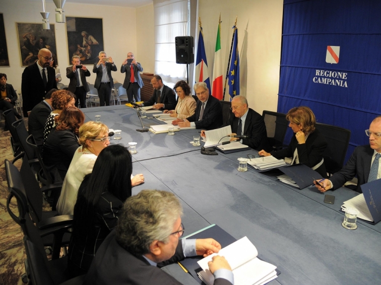 Patto per la Campania: 4 miliardi attivati