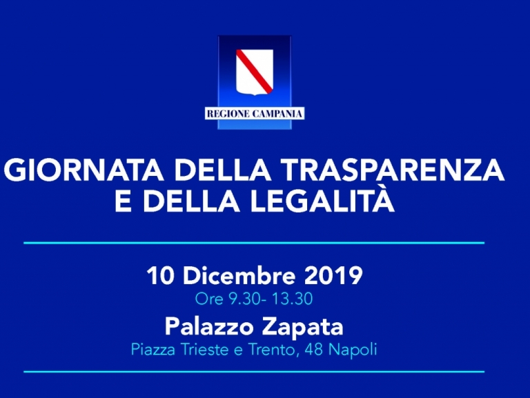Giornata della Trasparenza e della Legalità
