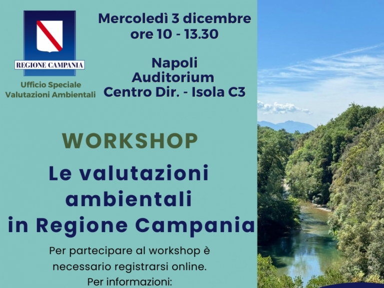 Workshop "Le valutazioni ambientali in Regione Campania"