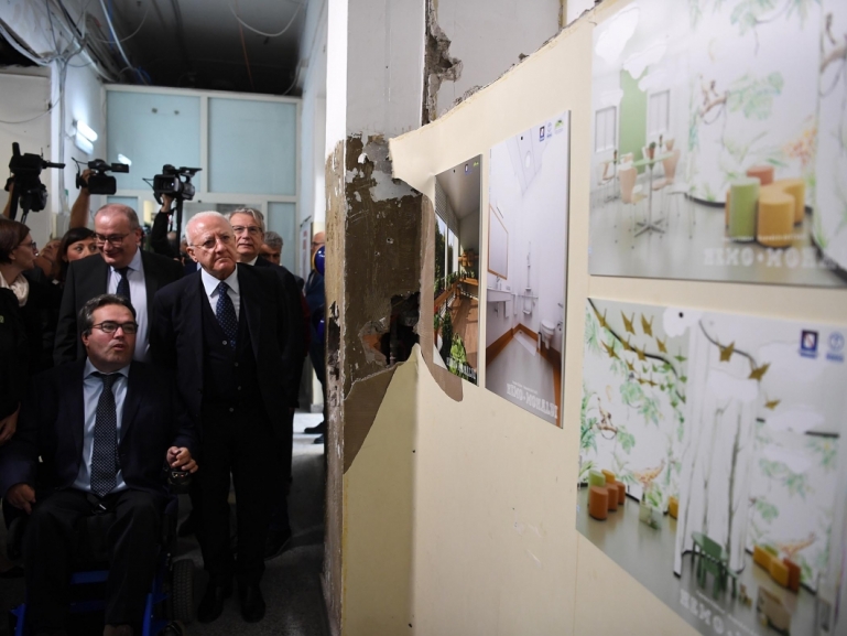 Sanità, al Monaldi posa della prima pietra del nuovo centro NeMO per persone affette da patologie neuromuscolari