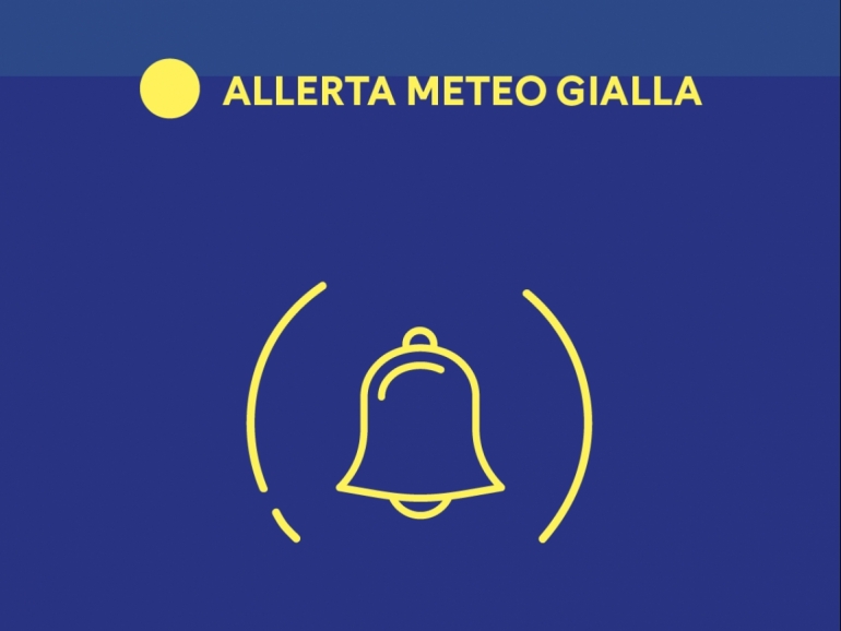 Allerta meteo Gialla anche per domani