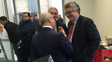 L'assessore Lepore all'inaugurazione dello stabilimento CITEMA
