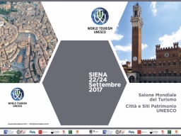 WORLD TOURISM UNESCO 2017: Siena 22-24 Settembre - Avviso a manifestare interesse