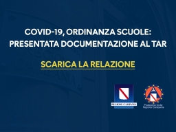 COVID-19 - ORDINANZA SCUOLE, PRESENTATA DOCUMENTAZIONE AL TAR – SCARICA LA RELAZIONE