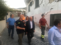 Sisma ad Ischia, dichiarazioni del Presidente De Luca