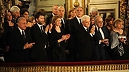 Il Presidente della Repubblica Sergio Mattarella alla prima del teatro San Carlo