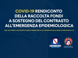 COVID-19, RACCOLTA FONDI: RENDICONTO DELLE DONAZIONI