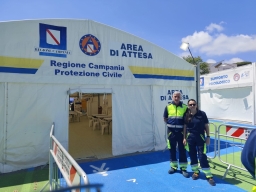 TERREMOTO, ATTIVA L'AREA DI ATTESA DELLA REGIONE PRESSO L'EX BASE NATO