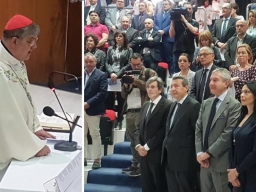 Assessore Palmeri alla Celebrazione della Santa Messa officiata dal Cardinale Crescenzio Sepe