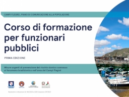 La formazione per il personale dei Comuni e degli Enti del sistema regionale e nazionale di protezione civile