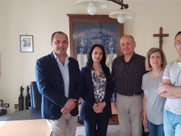 Assessore Palmeri a Marzano Appio (CE)