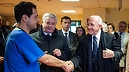 Il presidente De Luca in visita all'Ospedale di Pagani