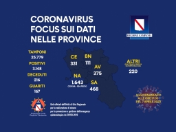 COVID-19, LA SITUAZIONE NELLE PROVINCE