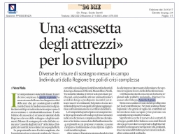 La Regione Campania e la sua "cassetta degli attrezzi " nell'articolo del SOLE 24 ORE  