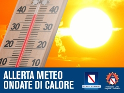 17/07/2023 - Ondata di calore in Campania, temperature al di sopra dei 40 gradi