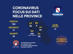 CORONAVIRUS, LA SITUAZIONE NELLE PROVINCE