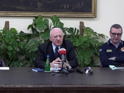 CORONAVIRUS, CONFERENZA STAMPA A PALAZZO SANTA LUCIA
