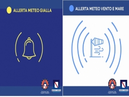 01/12/2023 - Allerta meteo per vento forte su tutta la Campania e allerta Meteo Gialla su zone 2 e 3