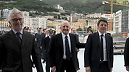 Il Presidente del Consiglio Matteo Renzi in visita alla Stazione Marittima di Salerno