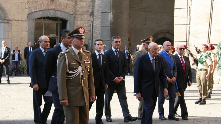 Cerimonia per il 70esimo anniversario delle Quattro giornate di Napoli 