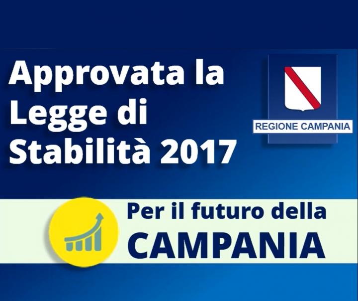 Approvata dal Consiglio Regionale la legge di stabilità 2017