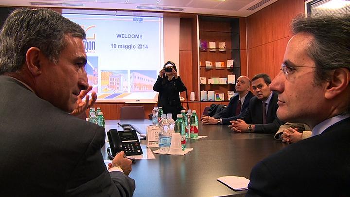 Morra De Sanctis, Caldoro visita lo stabilimento Altergon