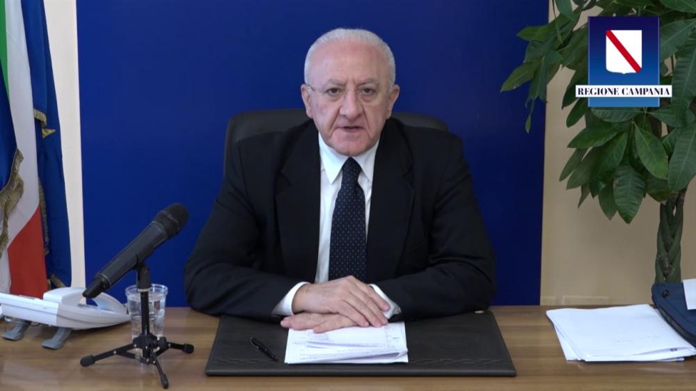 CORONAVIRUS, PRESENTAZIONE DEL PIANO PER L'EMERGENZA SOCIO SANITARIA DELLA REGIONE CAMPANIA