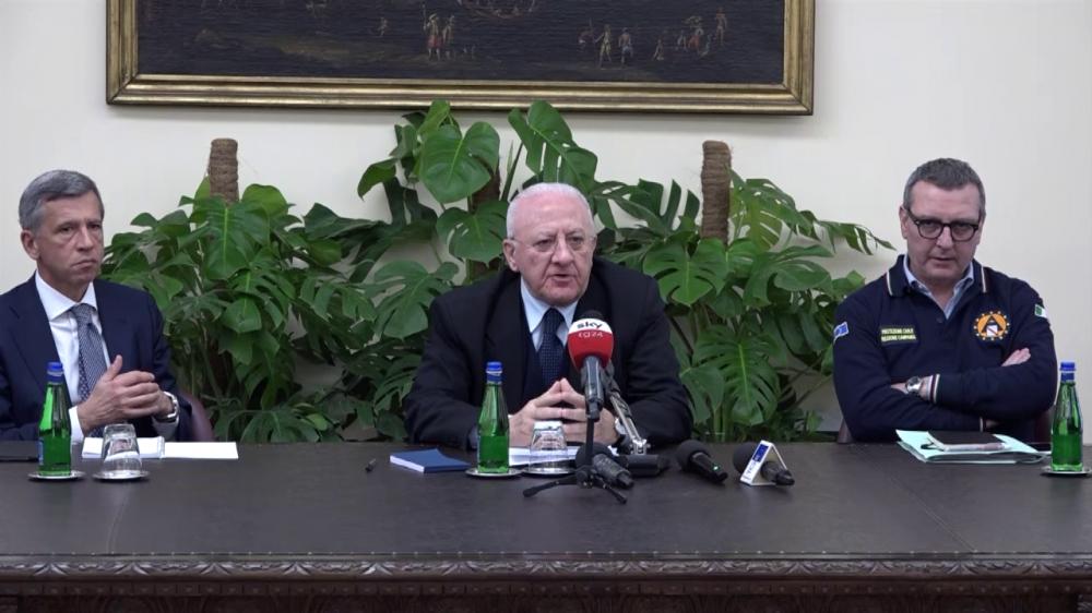 Conferenza stampa aggiornamento coronavirus