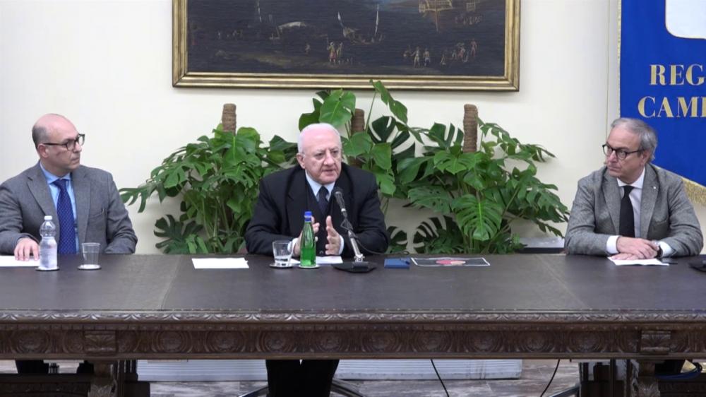 Conferenza stampa sull'emergenza Coronavirus