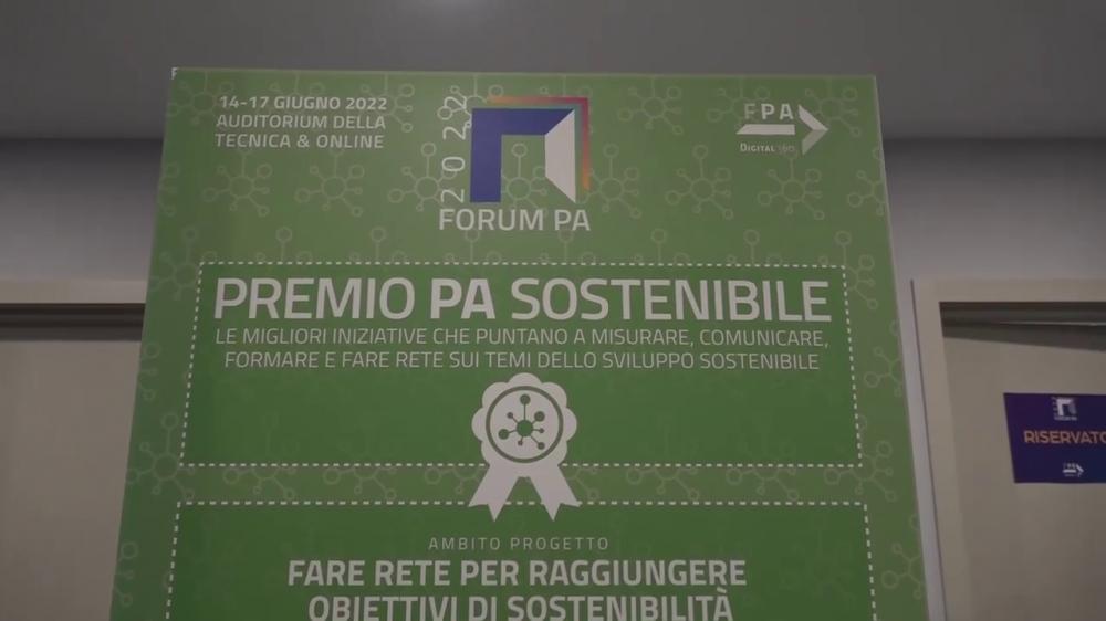 PREMIO PA SOSTENIBILE ALLA CAMPANIA - GUARDA IL VIDEO