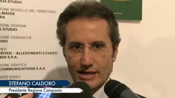 Caldoro inaugura mostra progetto "Parco delle quattro acque"