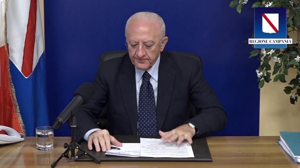 COVID-19, IL PRESIDENTE DE LUCA FA IL PUNTO DELLA SITUAZIONE