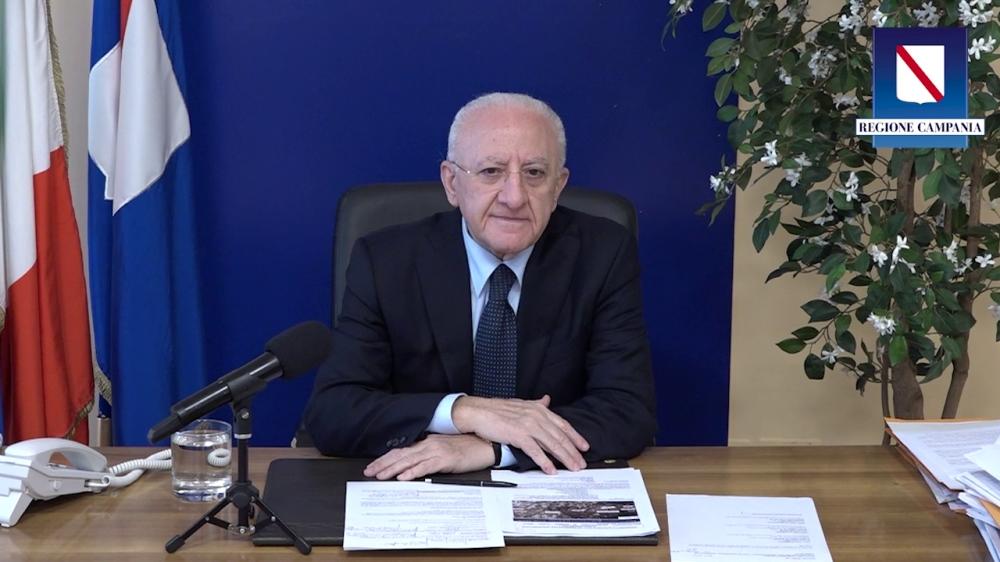 IL PRESIDENTE DE LUCA FA IL PUNTO DELLA SETTIMANA
