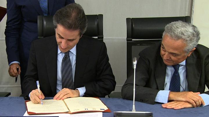 Firma protocollo con i comuni colpiti dal sisma