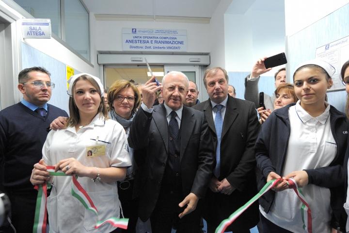 30/01/2017 - De Luca all'ospedale Santa Maria della Pietà di Nola
