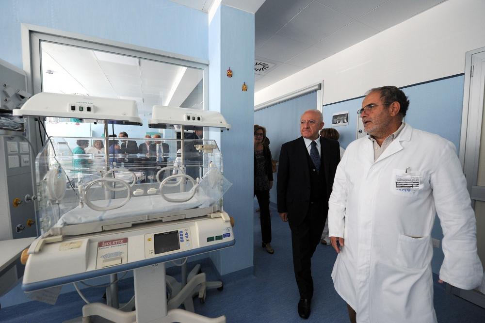 Il presidente De Luca all'Ospedale di Nola